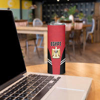 Custom Egypt Football Skinny Tumbler 2026 Glory Run Red Edition
