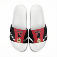 Custom Egypt Football Slide Sandals 2026 Glory Run Red Edition