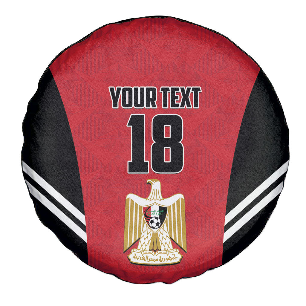 Custom Egypt Football Spare Tire Cover 2026 Glory Run Red Edition