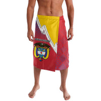 Colombia Coat Of Arms Lavalava With Flag Style And Folk Pattern - Wonder Print Shop