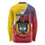 Colombia Coat Of Arms Long Sleeve Shirt With Flag Style And Folk Pattern - Wonder Print Shop