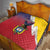 Colombia Coat Of Arms Quilt With Flag Style And Folk Pattern - Wonder Print Shop