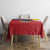 Colombia Coat Of Arms Tablecloth With Flag Style And Folk Pattern - Wonder Print Shop