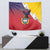 Colombia Coat Of Arms Tapestry With Flag Style And Folk Pattern - Wonder Print Shop