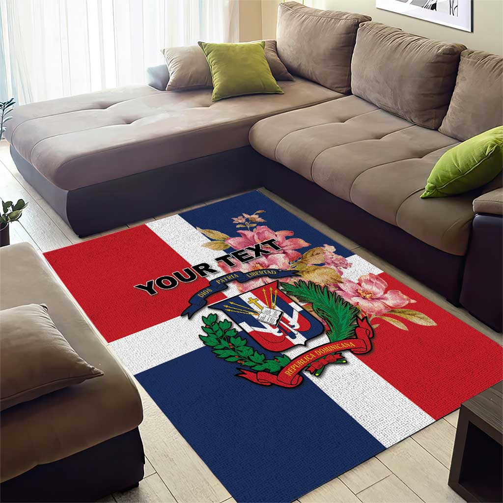 Personalized Dominican Republic Bayahbe Rose Area Rug - Wonder Print Shop