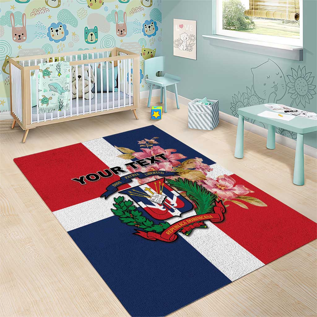 Personalized Dominican Republic Bayahbe Rose Area Rug - Wonder Print Shop
