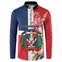 Personalized Dominican Republic Bayahbe Rose Button Sweatshirt - Wonder Print Shop