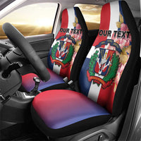 Personalized Dominican Republic Bayahbe Rose Car Seat Cover - Wonder Print Shop