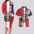 Personalized Dominican Republic Bayahbe Rose Couples Matching Long Sleeve Bodycon Dress and Hawaiian Shirt - Wonder Print Shop
