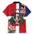 Personalized Dominican Republic Bayahbe Rose Family Matching Mermaid Dress and Hawaiian Shirt - Wonder Print Shop