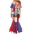 Personalized Dominican Republic Bayahbe Rose Family Matching Mermaid Dress and Hawaiian Shirt - Wonder Print Shop