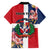 Personalized Dominican Republic Bayahbe Rose Family Matching Off Shoulder Maxi Dress and Hawaiian Shirt - Wonder Print Shop