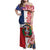 Personalized Dominican Republic Bayahbe Rose Family Matching Off Shoulder Maxi Dress and Hawaiian Shirt - Wonder Print Shop