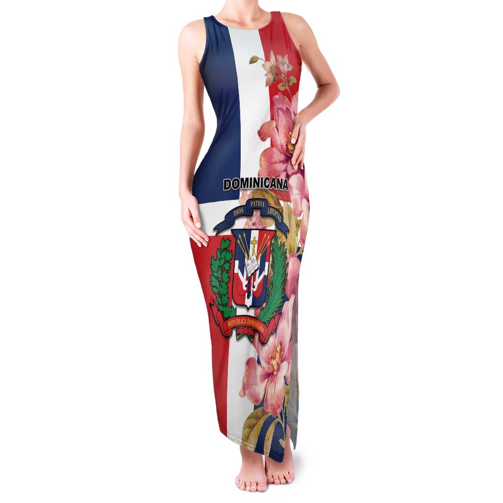 Personalized Dominican Republic Bayahbe Rose Family Matching Tank Maxi Dress and Hawaiian Shirt - Wonder Print Shop