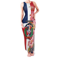 Personalized Dominican Republic Bayahbe Rose Family Matching Tank Maxi Dress and Hawaiian Shirt - Wonder Print Shop