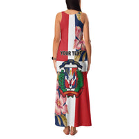 Personalized Dominican Republic Bayahbe Rose Family Matching Tank Maxi Dress and Hawaiian Shirt - Wonder Print Shop