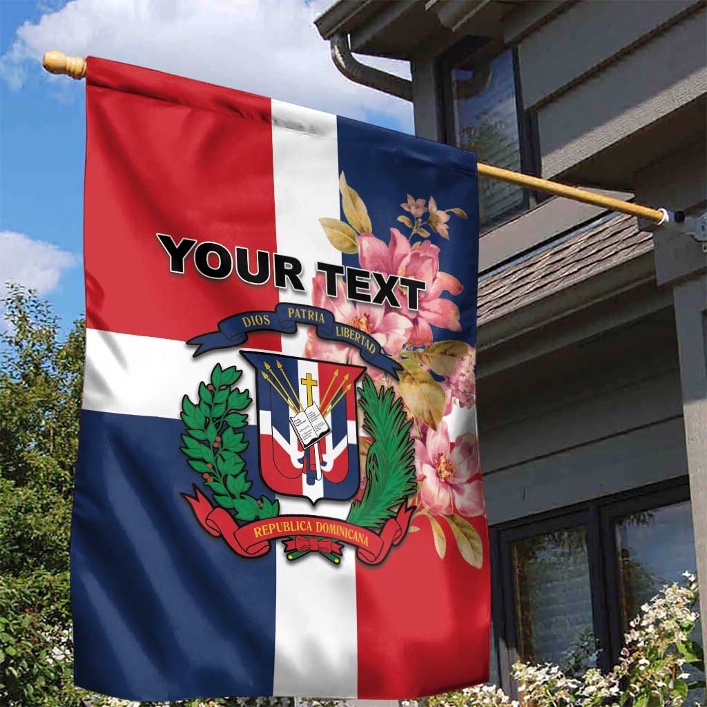 Personalized Dominican Republic Bayahbe Rose Garden Flag - Wonder Print Shop
