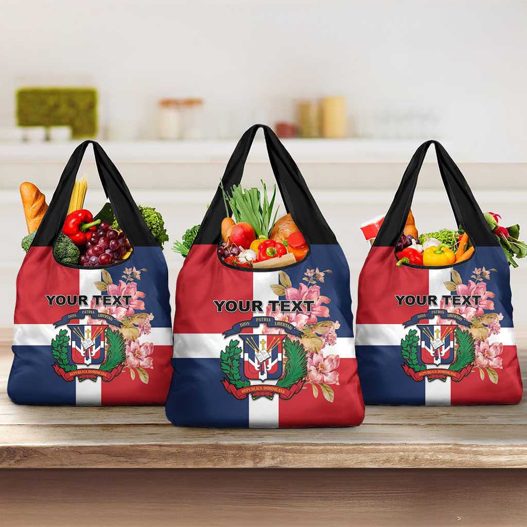 Personalized Dominican Republic Bayahíbe Rose Grocery Bag