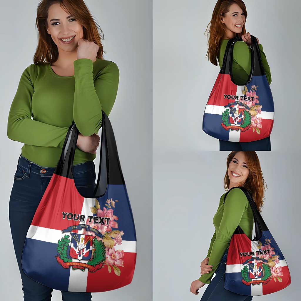 Personalized Dominican Republic Bayahíbe Rose Grocery Bag