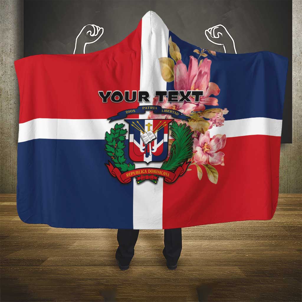 Personalized Dominican Republic Bayahíbe Rose Hooded Blanket