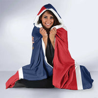 Personalized Dominican Republic Bayahíbe Rose Hooded Blanket