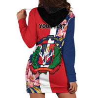 Personalized Dominican Republic Bayahbe Rose Hoodie Dress - Wonder Print Shop