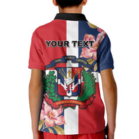 Personalized Dominican Republic Bayahbe Rose Kid Polo Shirt - Wonder Print Shop