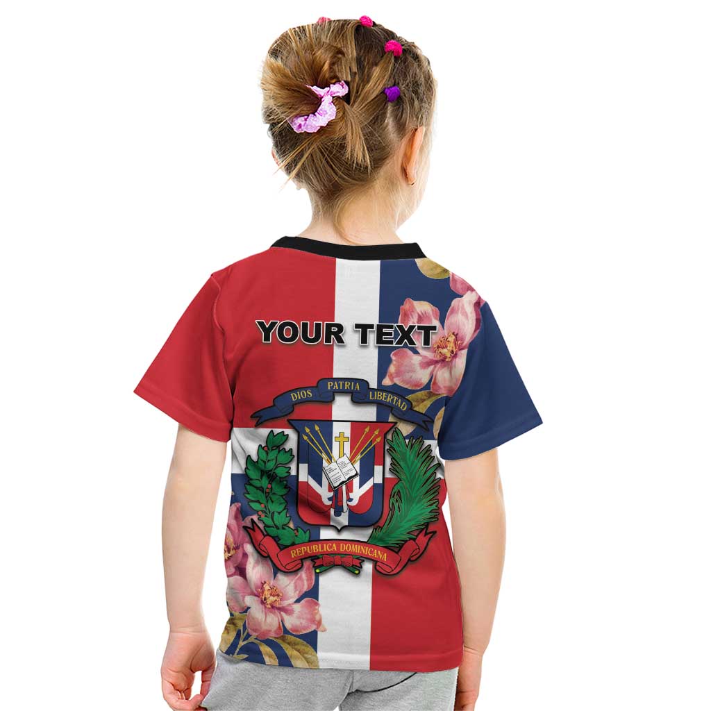 Personalized Dominican Republic Bayahbe Rose Kid T Shirt - Wonder Print Shop