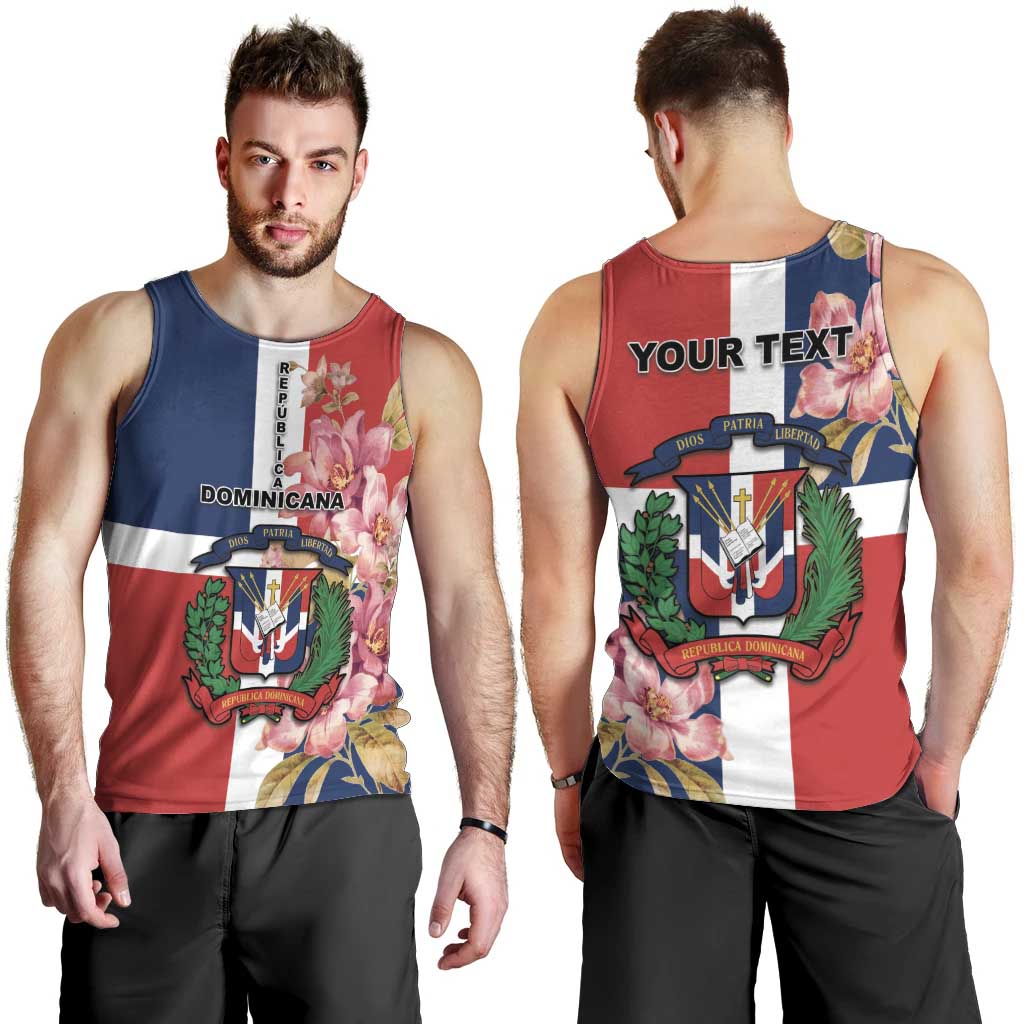 Personalized Dominican Republic Bayahbe Rose Men Tank Top - Wonder Print Shop