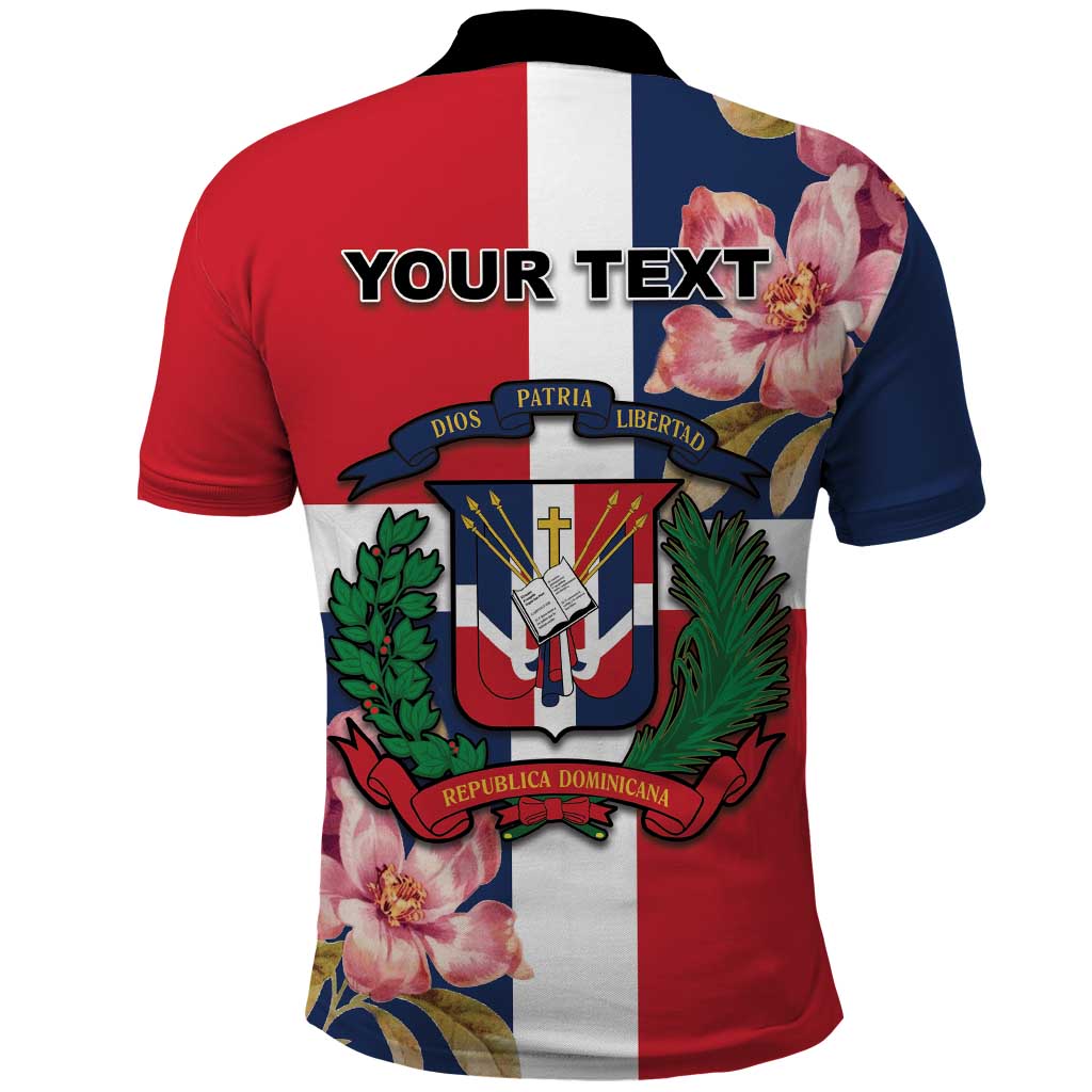 Personalized Dominican Republic Bayahbe Rose Polo Shirt - Wonder Print Shop