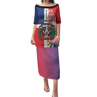 Personalized Dominican Republic Bayahbe Rose Puletasi - Wonder Print Shop