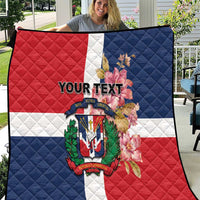 Personalized Dominican Republic Bayahbe Rose Quilt - Wonder Print Shop