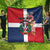 Personalized Dominican Republic Bayahbe Rose Quilt - Wonder Print Shop