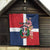 Personalized Dominican Republic Bayahbe Rose Quilt - Wonder Print Shop