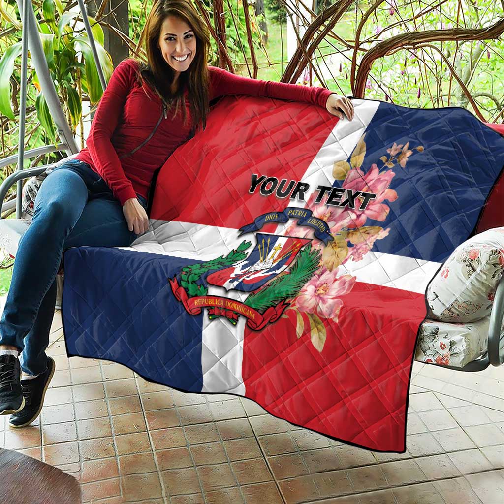 Personalized Dominican Republic Bayahbe Rose Quilt - Wonder Print Shop
