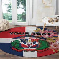 Personalized Dominican Republic Bayahíbe Rose Round Carpet