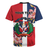 Personalized Dominican Republic Bayahbe Rose Rugby Jersey - Wonder Print Shop