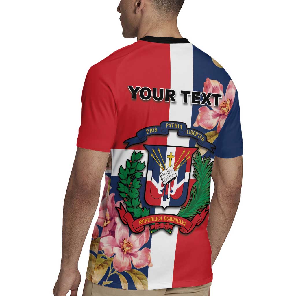 Personalized Dominican Republic Bayahbe Rose Rugby Jersey - Wonder Print Shop