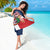 Personalized Dominican Republic Bayahbe Rose Sarong - Wonder Print Shop