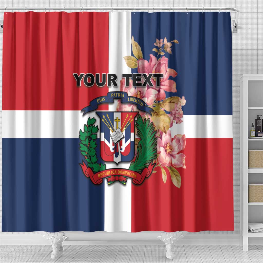 Personalized Dominican Republic Bayahíbe Rose Shower Curtain