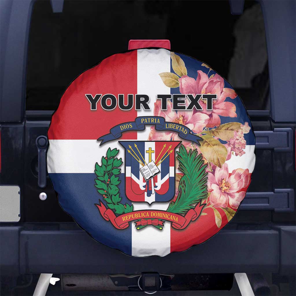 Personalized Dominican Republic Bayahbe Rose Spare Tire Cover - Wonder Print Shop