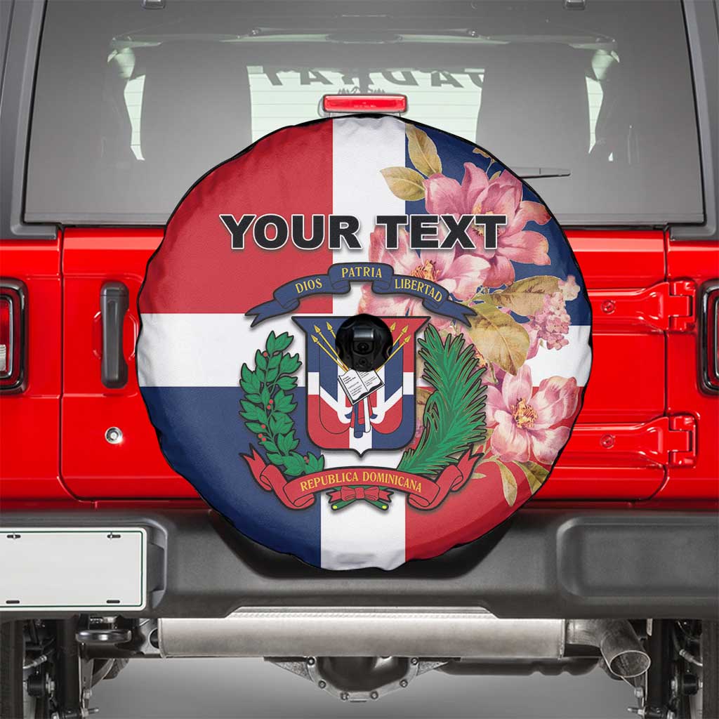 Personalized Dominican Republic Bayahbe Rose Spare Tire Cover - Wonder Print Shop