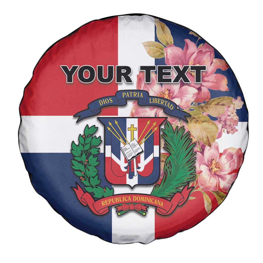 Personalized Dominican Republic Bayahbe Rose Spare Tire Cover - Wonder Print Shop