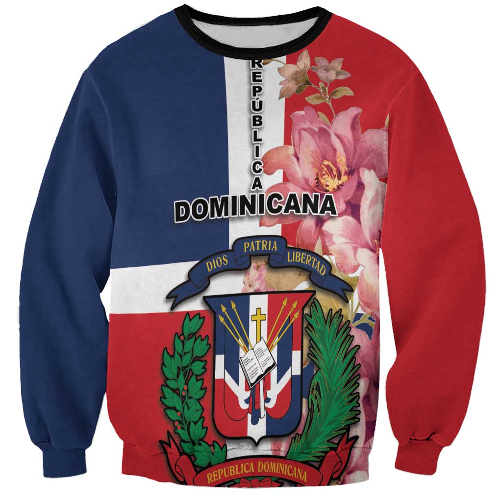 Personalized Dominican Republic Bayahbe Rose Sweatshirt - Wonder Print Shop