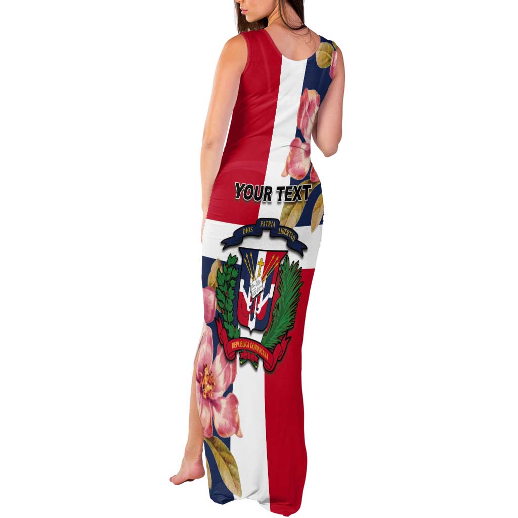 Personalized Dominican Republic Bayahbe Rose Tank Maxi Dress - Wonder Print Shop