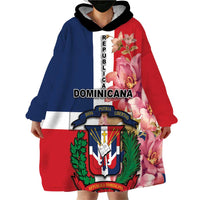 Personalized Dominican Republic Bayahbe Rose Wearable Blanket Hoodie - Wonder Print Shop