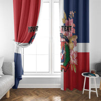 Personalized Dominican Republic Bayahbe Rose Window Curtain - Wonder Print Shop