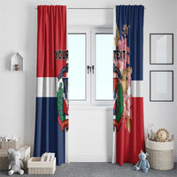 Personalized Dominican Republic Bayahbe Rose Window Curtain - Wonder Print Shop