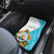 Personalized Honduras Coat Of Arms Car Mats Flag Color Style - Wonder Print Shop