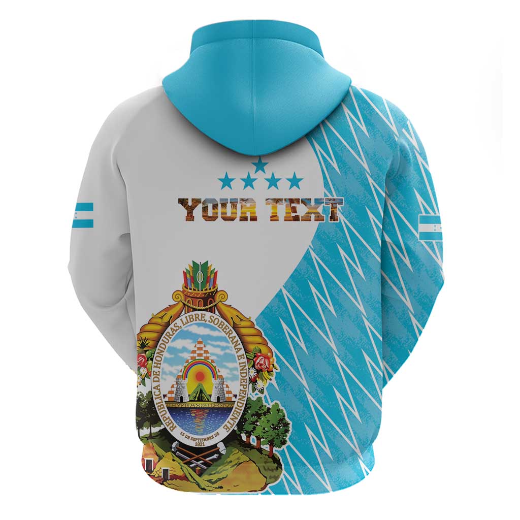 Personalized Honduras Coat Of Arms Hoodie Flag Color Style - Wonder Print Shop